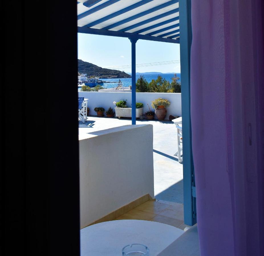 Angeliki Pension Katápola Buitenkant foto