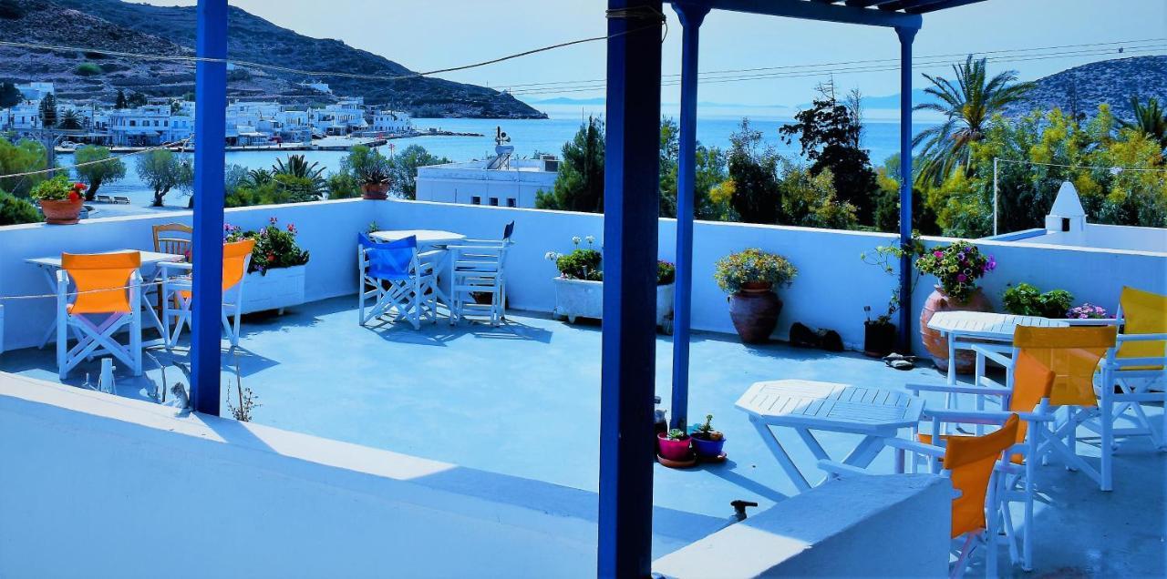 Angeliki Pension Katápola Buitenkant foto