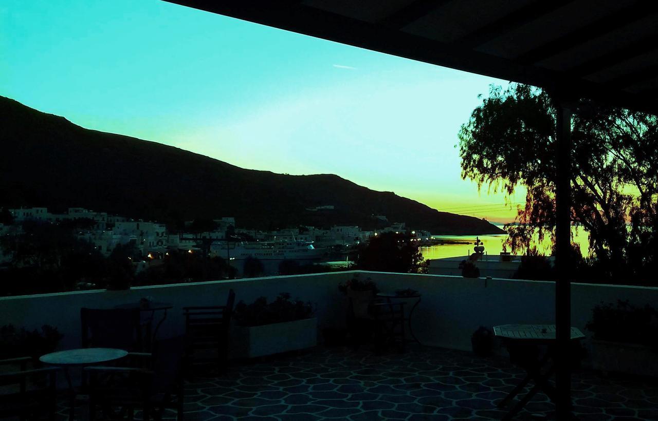 Angeliki Pension Katápola Buitenkant foto