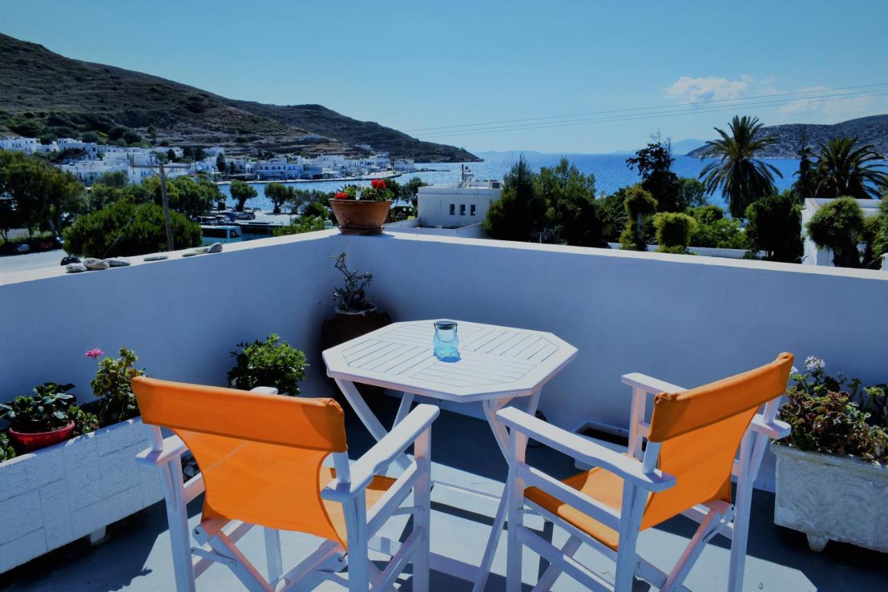 Angeliki Pension Katápola Buitenkant foto